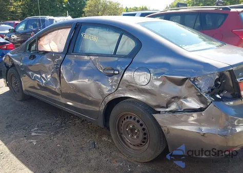 2014 Honda Civic Lx z USA, uszkodzony, nr VIN 19XFB2F55EE047963